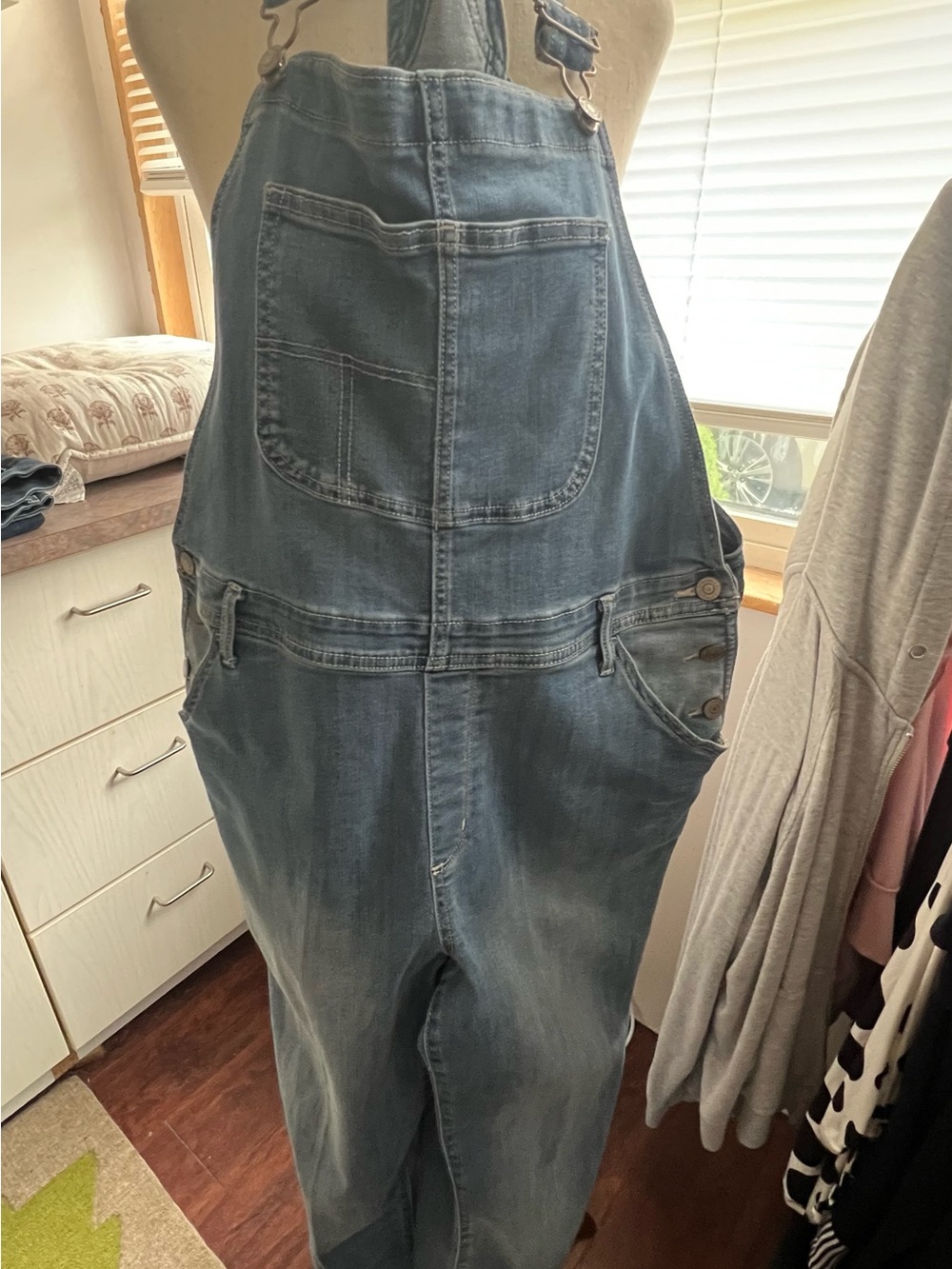Classic Blue Denim Women’s Overalls